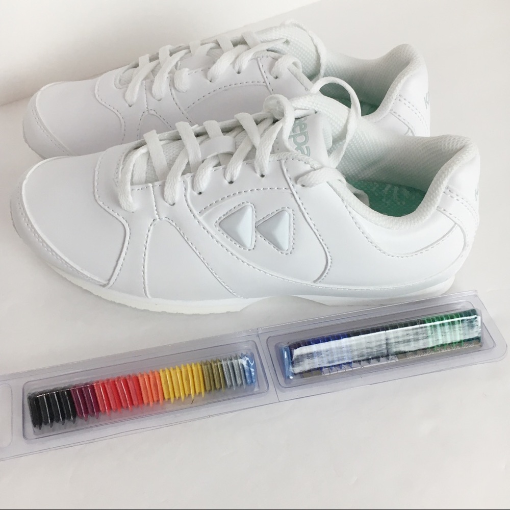 NEW Kaepa Cheer Cheerleader White Shoe Sneakers 4 - Picture 9 of 11